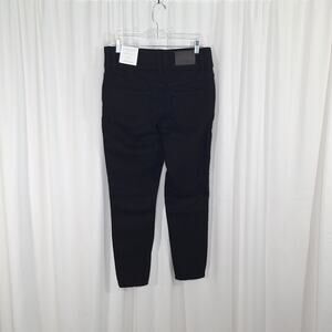 Tahari Skinny Jeans 8P Black High Rise Stretch Petite Ankle Office Workwear NWT